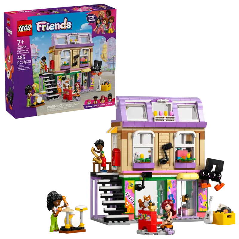 LEGO FRIENDS MUSIC STORE & APARTMENT
