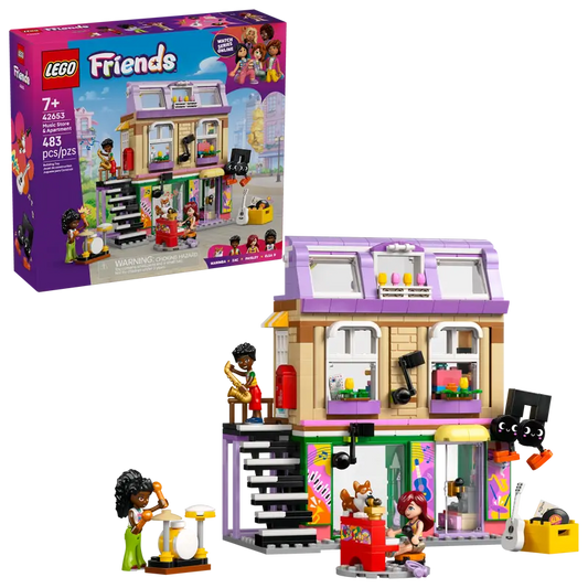 LEGO FRIENDS MUSIC STORE & APARTMENT