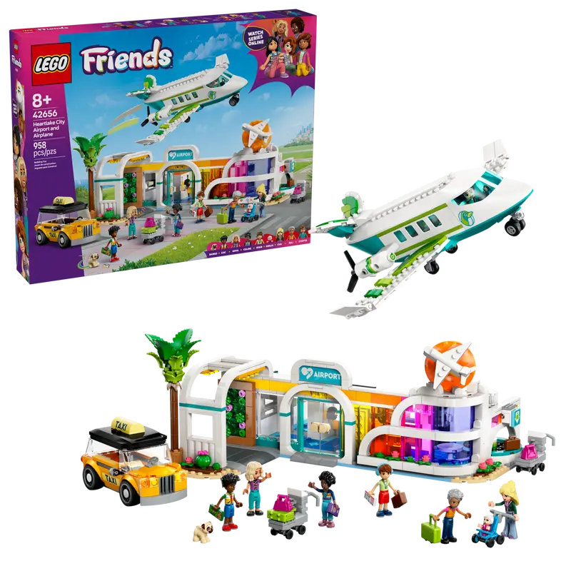 LEGO FRIENDS HEARTLAKE CITY AIRPORT & AIRPLANE