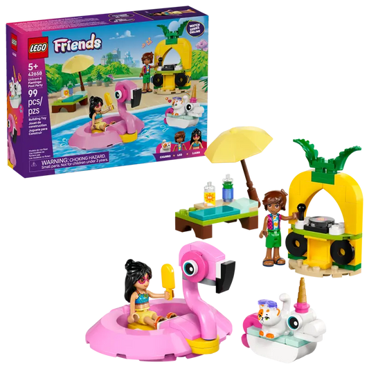 LEGO FRIENDS UNICORN & FLAMINGO POOL PARTY