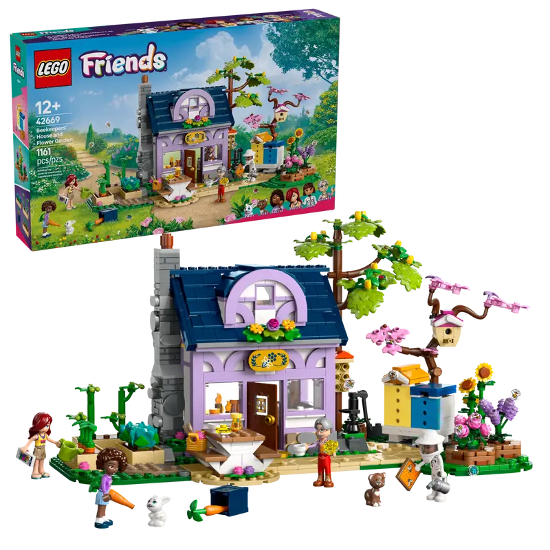 LEGO FRIENDS BEEKEEPERS' HOUSE & FLOWER GARDEN