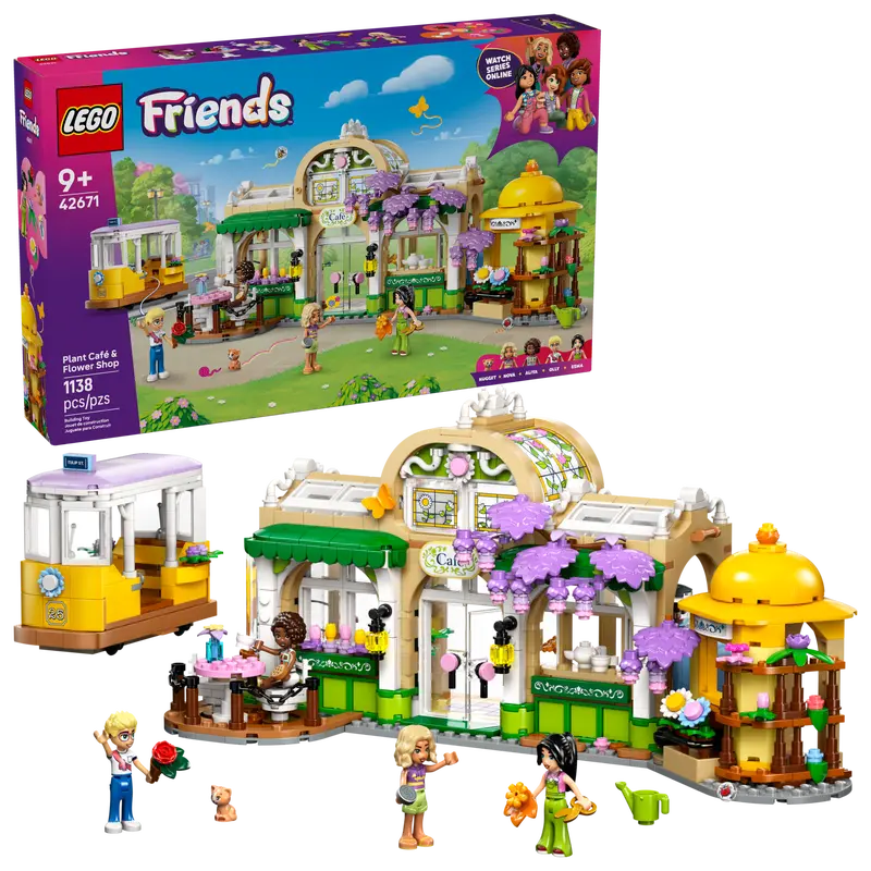 LEGO FRIENDS PLANT CAFE & FLOWER SHOP