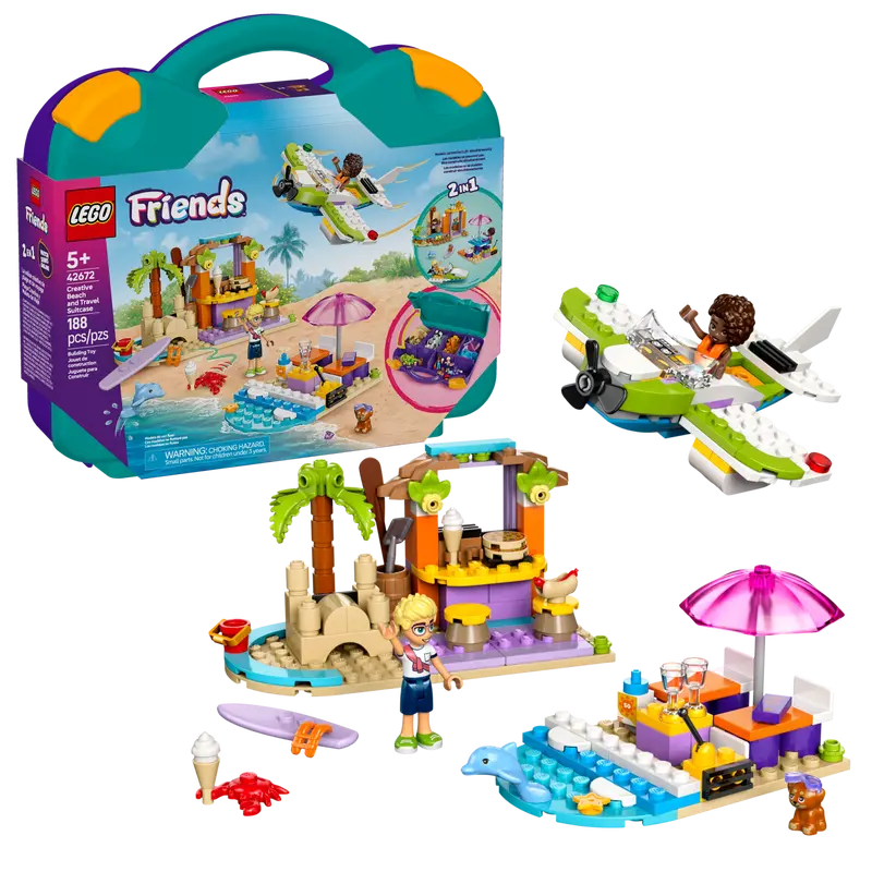 LEGO FRIENDS CREATIVE BEACH & TRAVEL SUITCASE