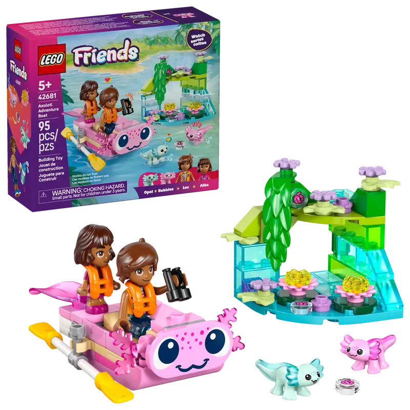 LEGO FRIENDS AXOLOTL ADVENTURE BOAT