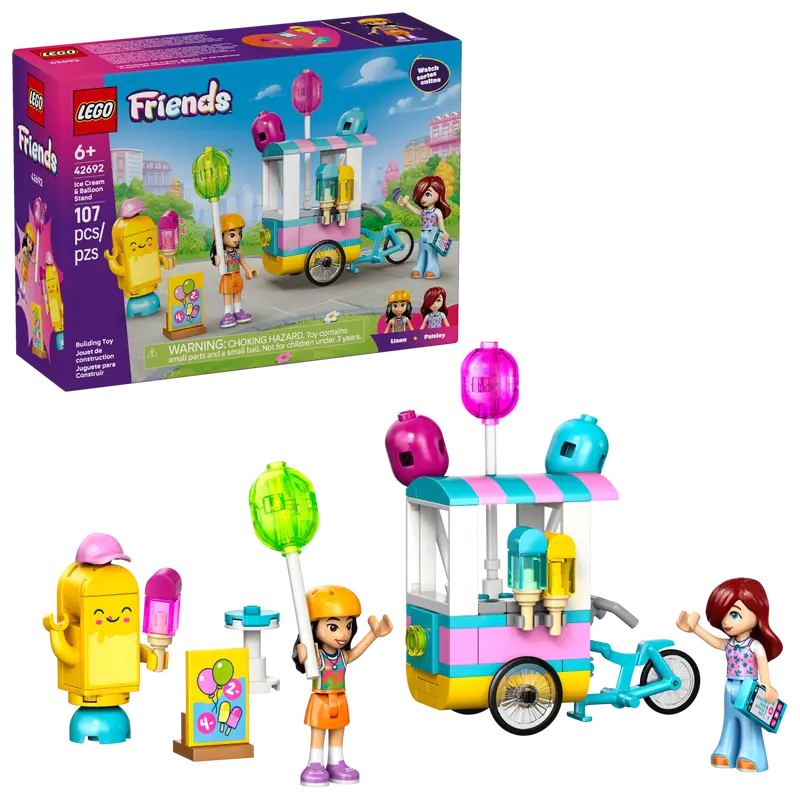 LEGO FRIENDS ICE CREAM & BALLOON STAND