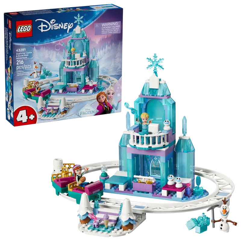LEGO DISNEY ELSA'S ICE CASTLE & SNOW RIDE ADVENTURE
