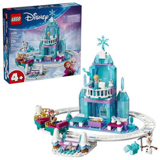 LEGO DISNEY ELSA'S ICE CASTLE & SNOW RIDE ADVENTURE