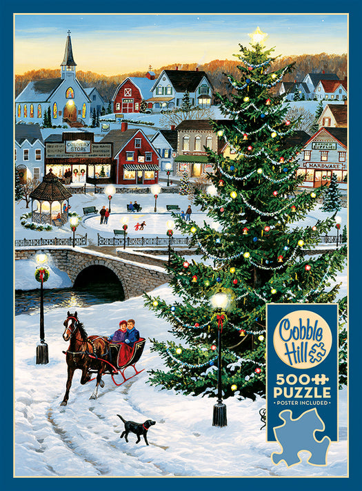 COBBLE HIL 500 PC VILLAGE TREE