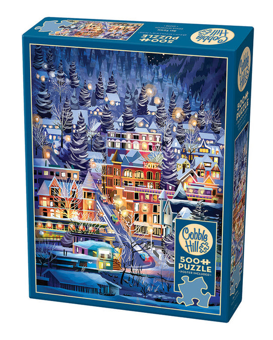 COBBLE HIL 500 PC SKI TOWN