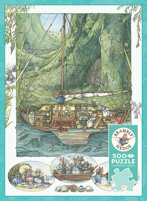 COBBLE HIL 500 PC BRAMBLY HEDGE: ALL ABOARD!
