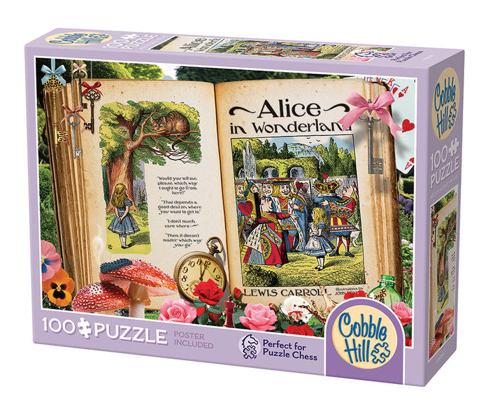 COBBLE HIL 100 PC ONCE UPON A TIME: ALICE IN WONDERLAND