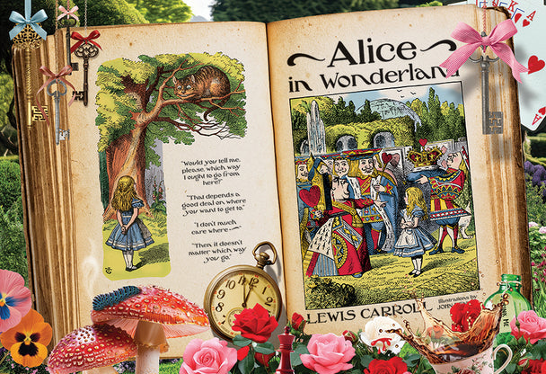COBBLE HIL 100 PC ONCE UPON A TIME: ALICE IN WONDERLAND