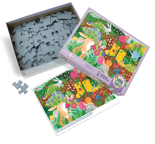 COBBLE HIL 100 PC RABBIT GARDEN