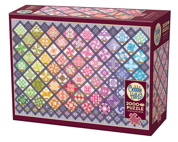 COBBLE HIL 1000 PC FOUR SQUARE QUILT BLOCKS