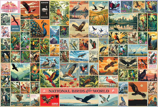 COBBLE HIL 2000 PC NATIONAL BIRDS OF THE WORLD