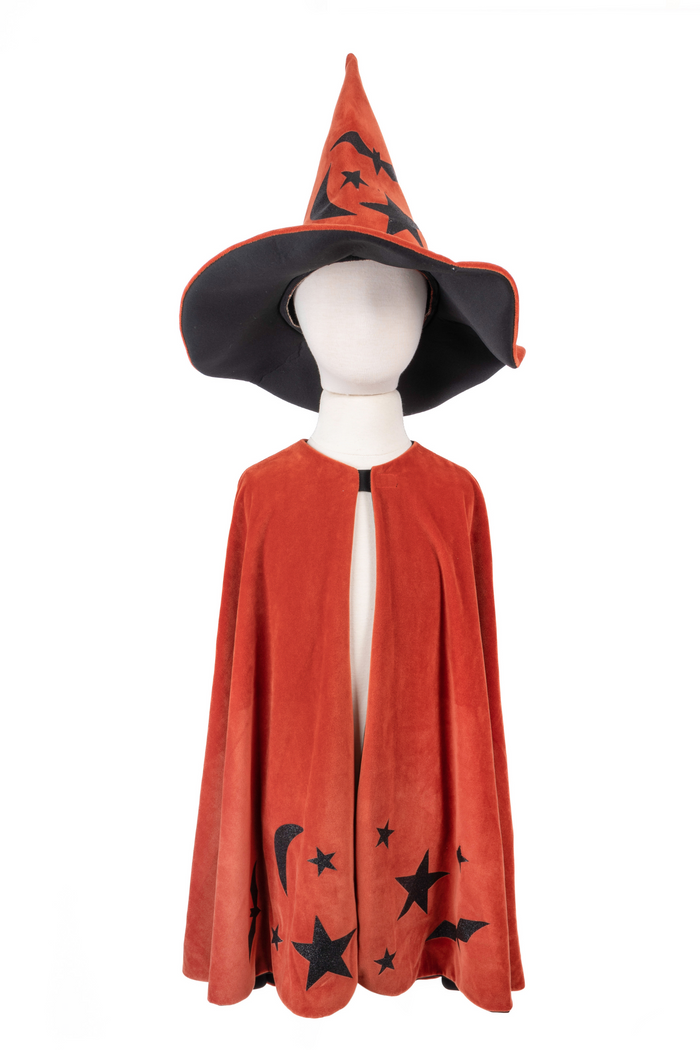 AUTUMN EMBERS WIZARD CAPE W/HAT SIZE 4-6