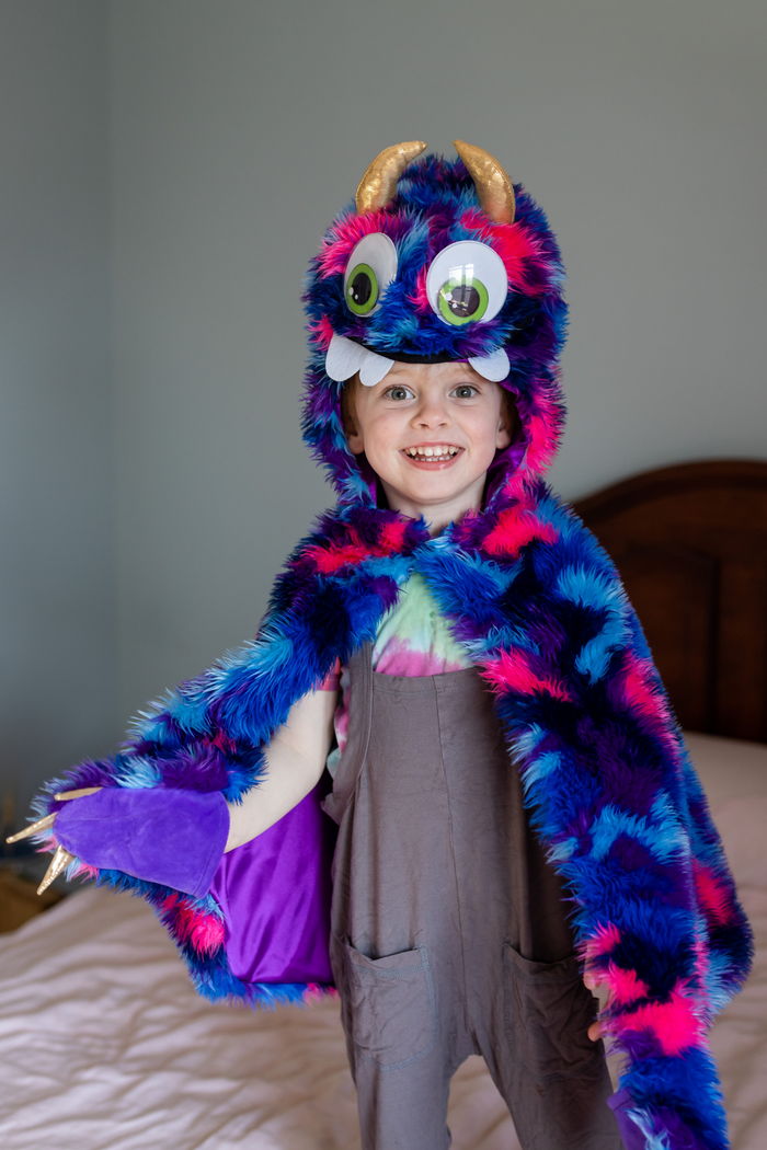 GOOBER THE MONSTER CAPE-SIZE 4-6