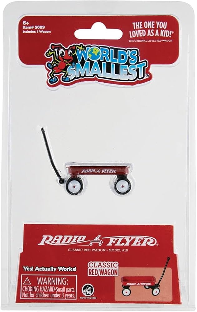 WORLD'S SMALLEST RADIO FLYER RED WAGON