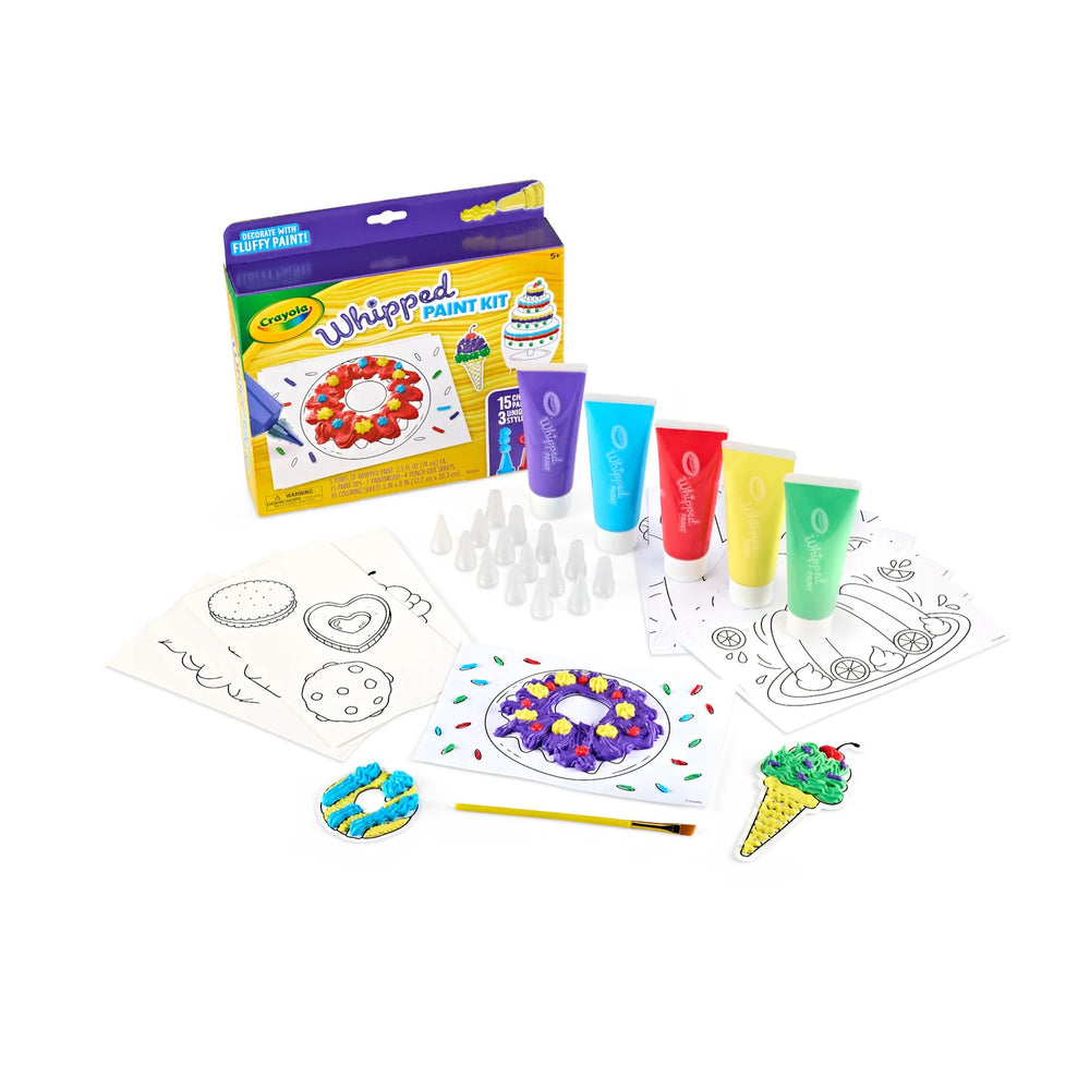 CRAYOLA WHIPPED PAINT KIT