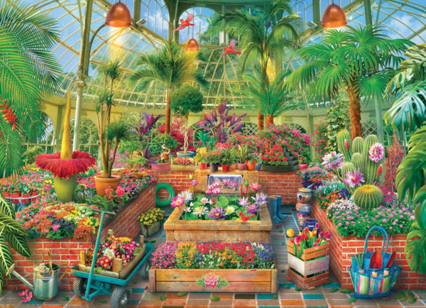 EURO 1000 PC GREEN HOUSE GARDEN