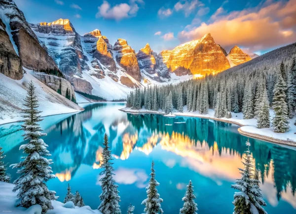 EURO 1000 PC LAKE MORAINE IN WINTER