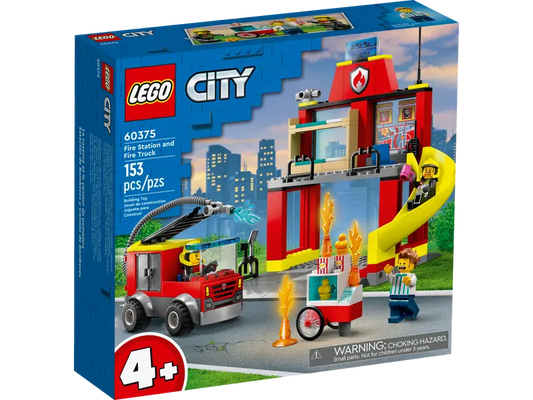 LEGO CITY FIRE STATION & FIRE TRUCK