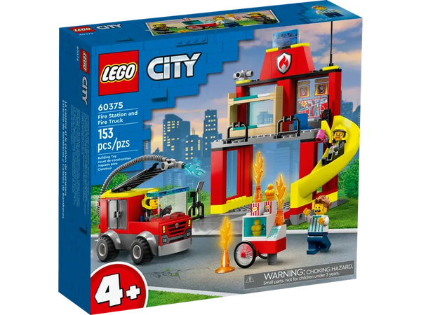 LEGO CITY FIRE STATION & FIRE TRUCK