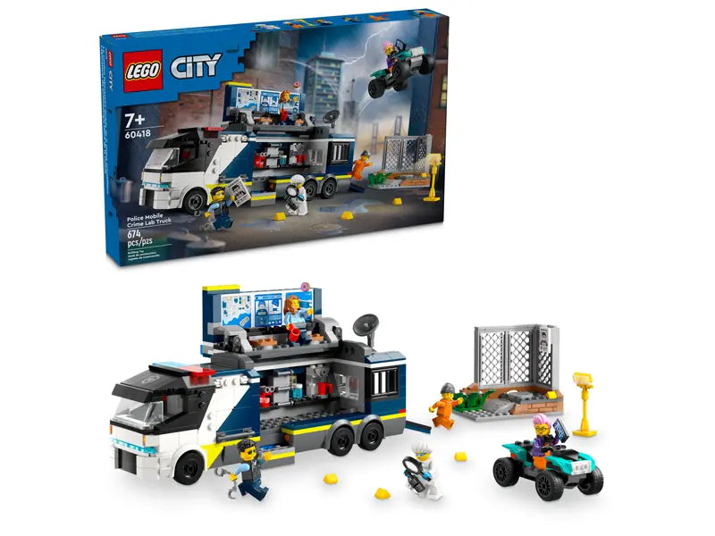 LEGO CITY POLICE MOBILE CRIME LAB TRUCK