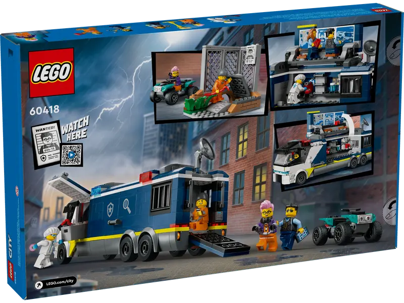 LEGO CITY POLICE MOBILE CRIME LAB TRUCK