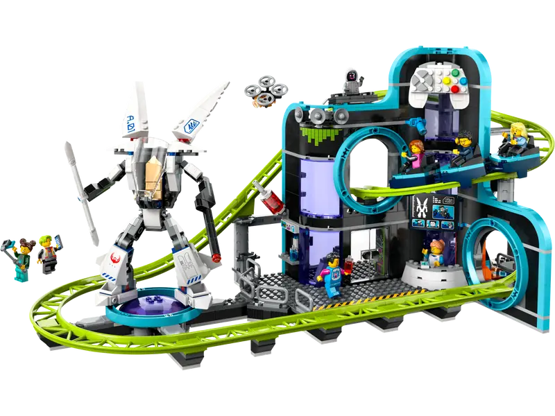 LEGO CITY ROBOT WORLD ROLLER-COASTER PARK