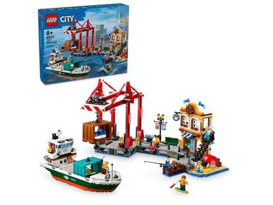 LEGO CITY SEASIDE HARBOR W/ CARGO SHIP