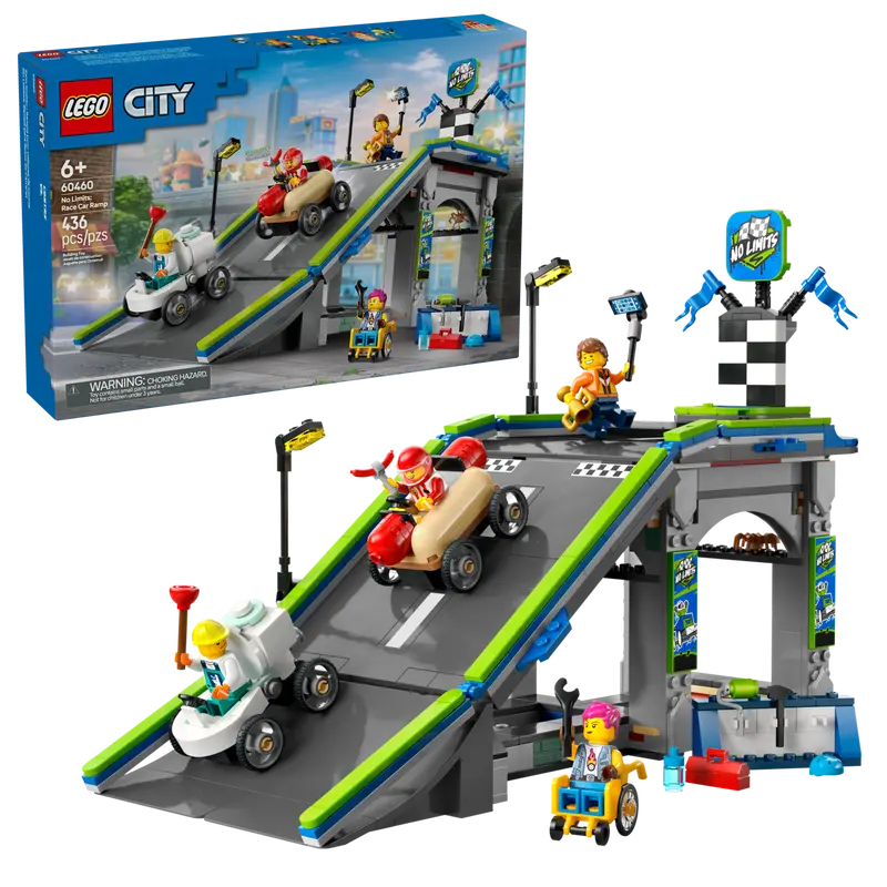LEGO CITY NO LIMITS RACE CAR RAMP TRACK