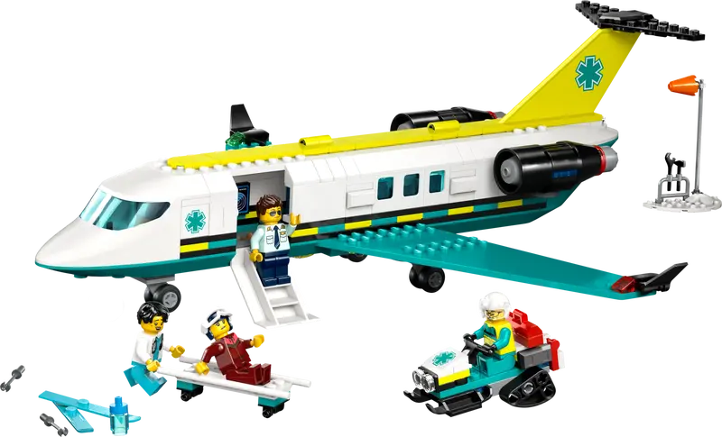 LEGO CITY EMERGENCY AIR AMBULANCE PLANE