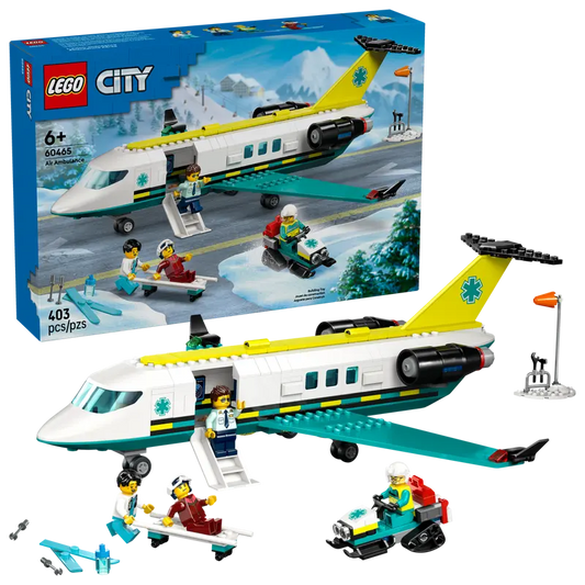 LEGO CITY EMERGENCY AIR AMBULANCE PLANE