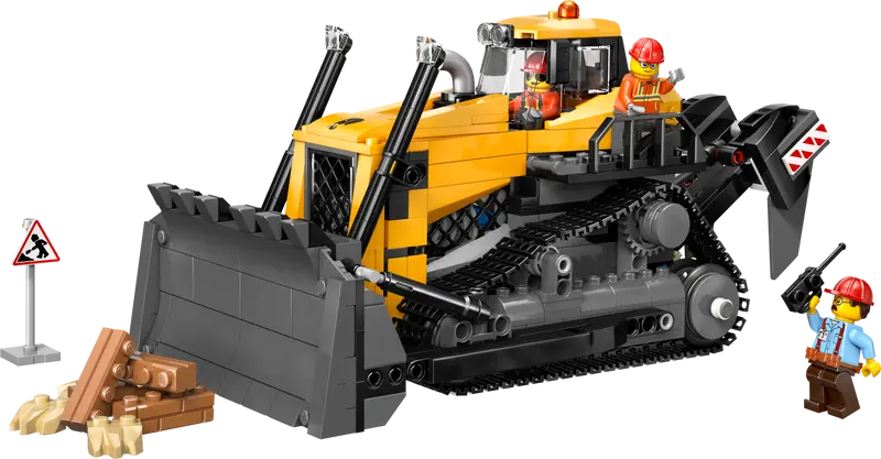 LEGO CITY YELLOW BULLDOZER