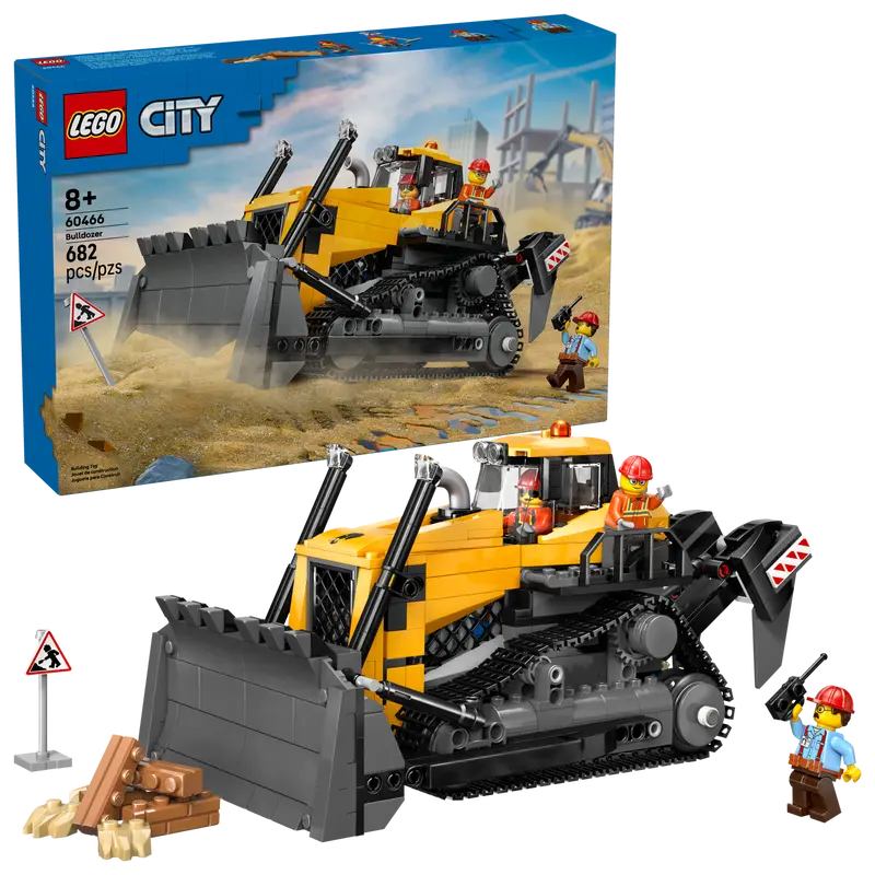 LEGO CITY YELLOW BULLDOZER
