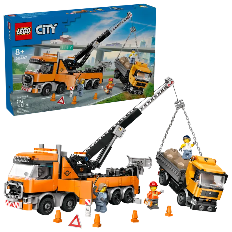 LEGO CITY HEAVY-DUTY RECOVERY TOW TRUCK WITH CRANE