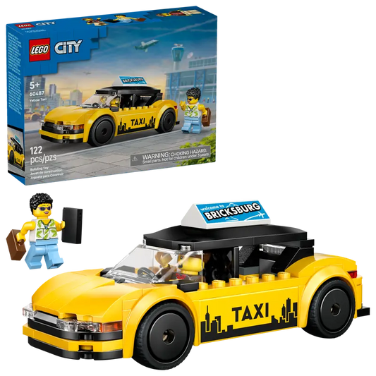 LEGO CITY YELLOW TAXI