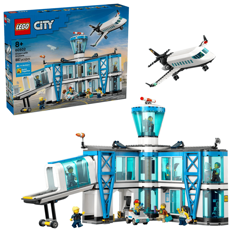 LEGO CITY AIRPORT WITH AIRPLANE
