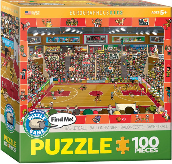 EURO SPOT & FIND-100 PC BASKETBALL