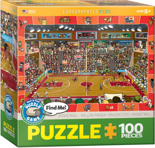 EURO SPOT & FIND-100 PC BASKETBALL