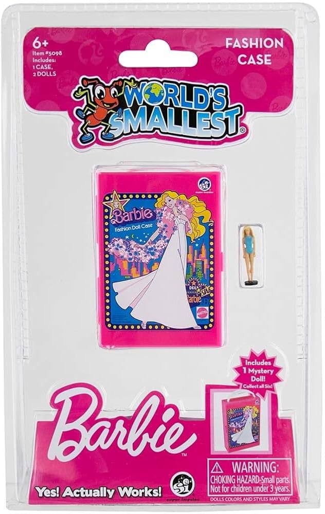 WORLD'S SMALLEST BARBIE FASHION CASE