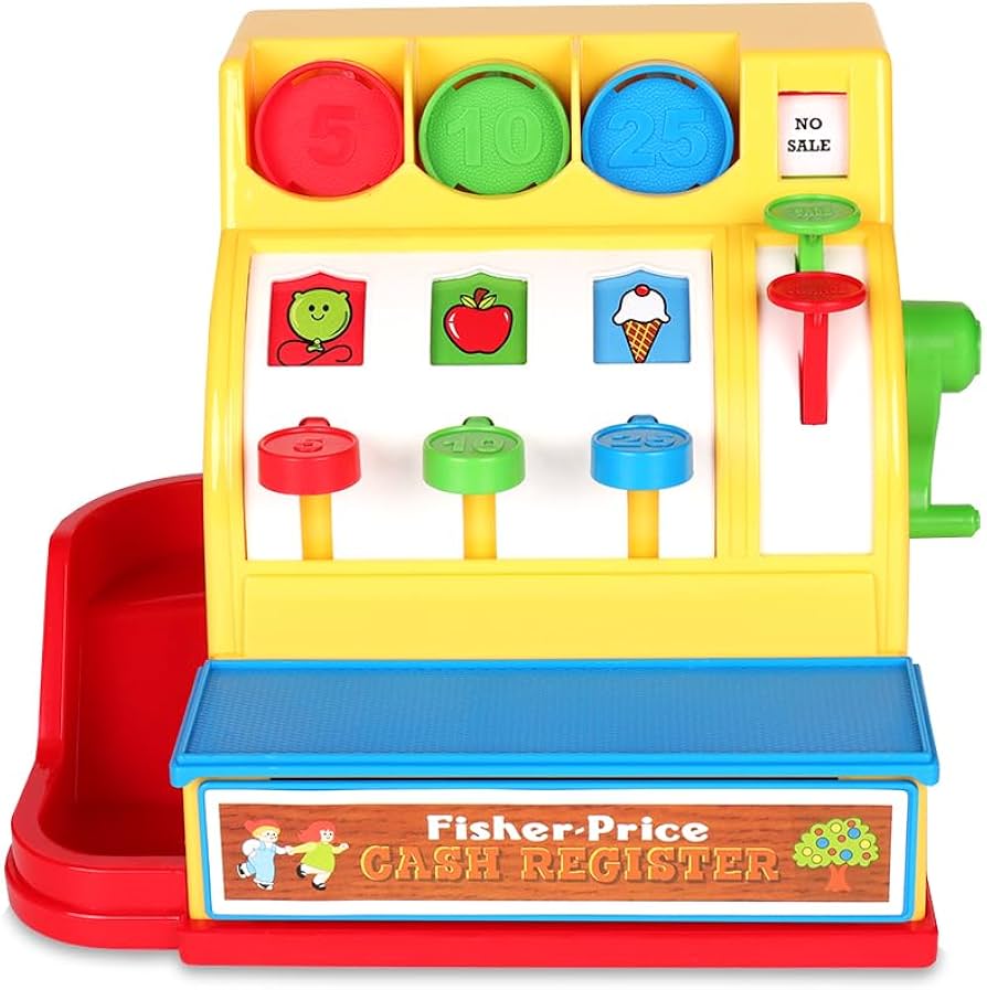 FISHER-PRICE RETRO CASH REGISTER