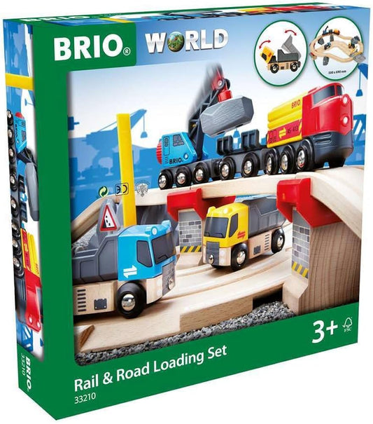 BRIO RAIL & ROAD LOADING SET