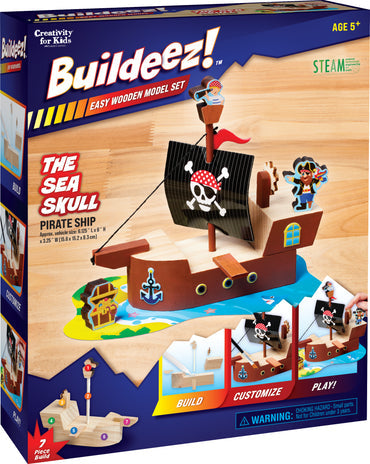 C4K BUILDEEZ! PIRATE SHIP THE SEA SKULL