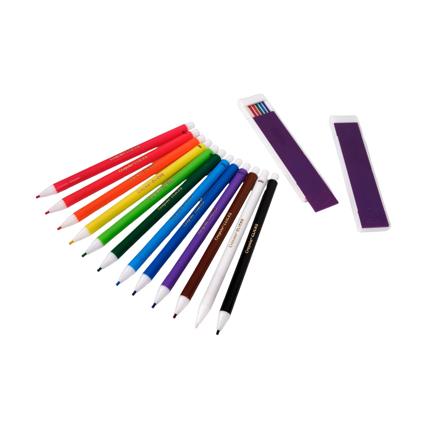 CRAYOLA CLICKS MECHANICAL CLASSIC COLOURED PENCILS