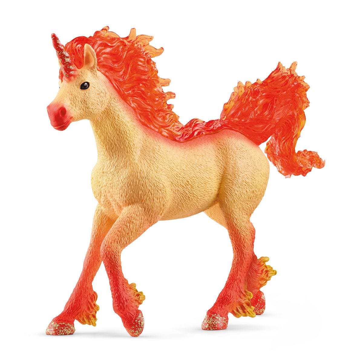 SCHLEICH ELEMENTA FIRE UNICORN STALLION