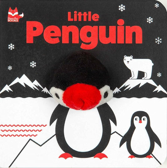 HIGH-CONTRAST BOOK W/PUPPET-PENGUIN