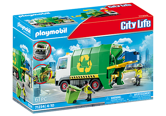 PLAYMOBIL RECYCLING TRUCK