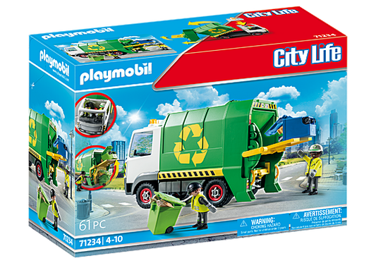 PLAYMOBIL RECYCLING TRUCK
